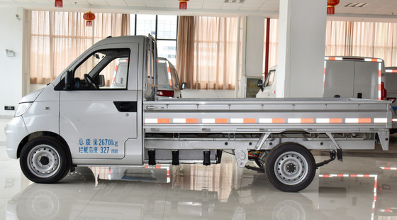 1-2 camion électrique de Ton Loading Capacity EV avec la barrière Cargo Box