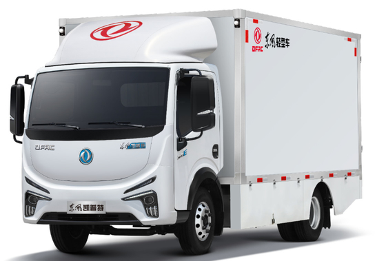 Kilomètrage électrique 350km de DONGFENG 6000kg GVW Van Truck With Long Endurance