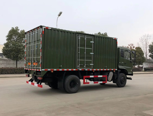 Camion tous terrains de cargaison du camion 154kw Dongfeng de cargaison de cabine de toit plat