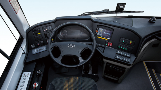 autobus de ville de 11M Pure Electric Diesel avec la porte ouverte pneumatique
