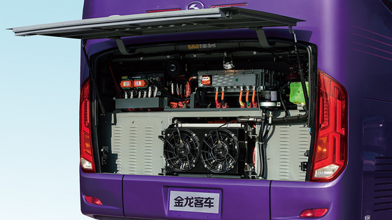 autobus de ville de 11M Pure Electric Diesel avec la porte ouverte pneumatique