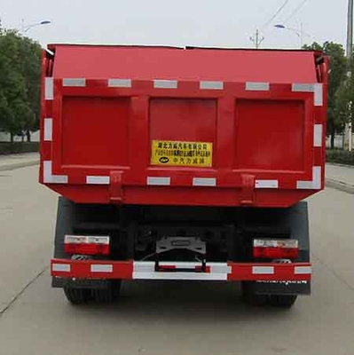 Euro cabine simple de rangée de camion à benne basculante de déchets de V avec le conteneur 5CBM