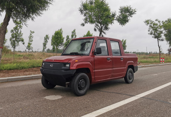 Les camions légers électriques de champ d'exercice de 120KM avec 4 sièges 2 rame la cabine