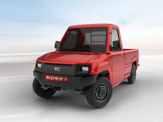 Camion pick-up à vitesse réduite 4KW de Kaiyun Ev avec la double cabine de sièges de la rangée 4