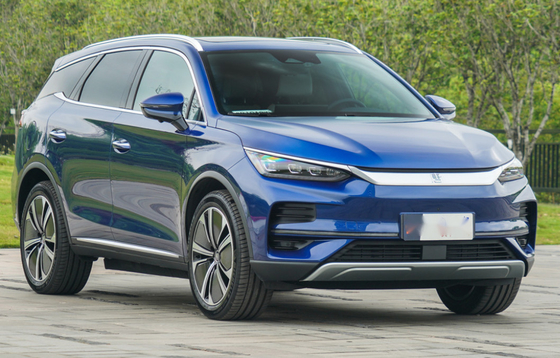 BYD TANG Automotive 4wheel conduisant des voitures de la résistance 7seats SUV EV de kilomètrage de la forme 635KM
