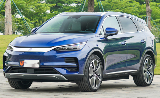 BYD TANG Automotive 4wheel conduisant des voitures de la résistance 7seats SUV EV de kilomètrage de la forme 635KM