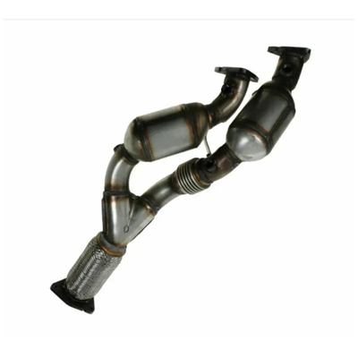 Pièces de rechange automatiques de convertisseur catalytique de tuyau de l'échappement Y doubles pour VW Touareg 3.2L Y2004-2006